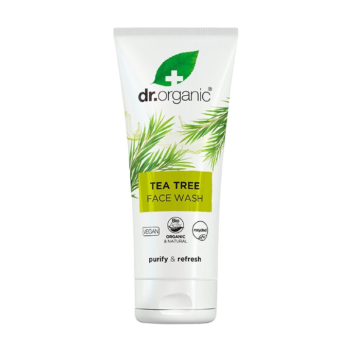 Dr Organic Tea Tree Face Wash 200ml